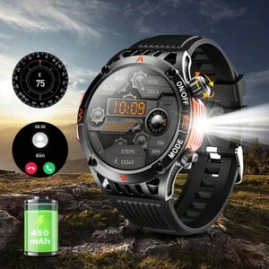 Smart Watch,Wireless Call, Waterproof,Compass,Fitness Tracker for Android & iOS - Picture 1 of 55
