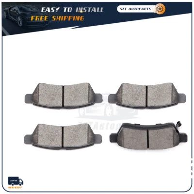 Pastillas de freno traseras de cerámica para Nissan Frontier 2009-2018 2005-2015 Nissan Xterra Foto 1 de 4