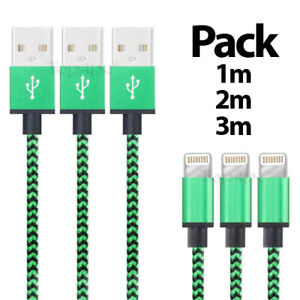 Quick Charger USB Data Charging Cable Lead For iPhone 7 8 6 5s X XR Top Braided