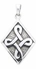Jewelry Trends Sterling Silver Celtic Strength Knot Pendant