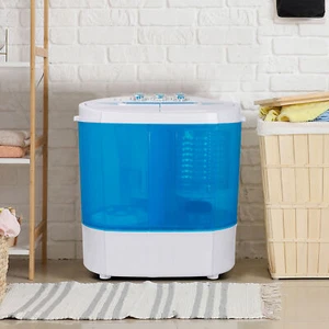 Portable Washing Machine 10lb Compact Washer Spin Dryer Twin Tub Laundry Machine - Picture 1 of 13