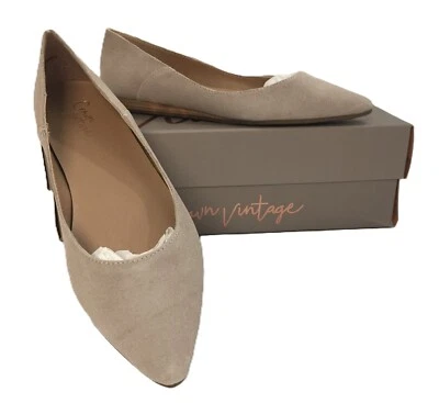 Zapatos planos Crown Vintage para mujer Dalton gris topo talla EE. UU. 7346067 ~ $90 Foto 1 de 4