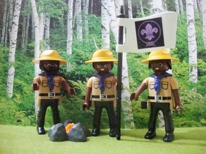 PLAYMOBIL LOT 149 BOY SCOUT SCOUTISME JAMBOREE INSIGNE BADGE PATCH CUB UNIFORM - Imagen 1 de 1
