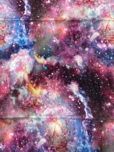 Universe (Space) Keepsake Calico Cotton Fabric by the Half Yard 18" x 44" - Picture 1 of 1