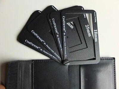 CINEVIEWER/POCKET DIRECTORS' VIEWFINDER/GENUINE LEATHER CASE/SPECIAL DEAL/SHIP2U - Image 1 of 4