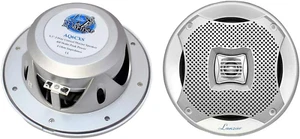 Double haut-parleurs marins étanches 6,5" 400W 4Ohm radio extérieure voiture/bateau spe stéréo - Photo 1/12