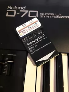 Roland D70 Memory Card PKN-01 with 1408 Patches + Original Patches + 4 x 256MRAM - Picture 1 of 11