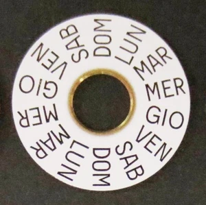 disco giorno italiano crono movement valjoux 7750 ETA disc day chronograph NOS - Picture 1 of 1