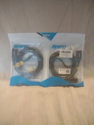 Benfei display port To DP Compatible With Dell, HP, ASUS Male To Male Two Pack - Image 1 of 3