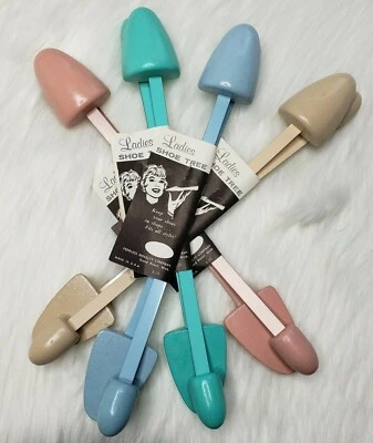2 套全新复古女式鞋树 PEERLESS NOVELTY COMPANY - 4 色 — 第 1/4 张图片