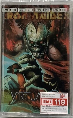 Iron Maiden Virtual XI Original Thai Edition Cassette Seal - Image 1 of 2
