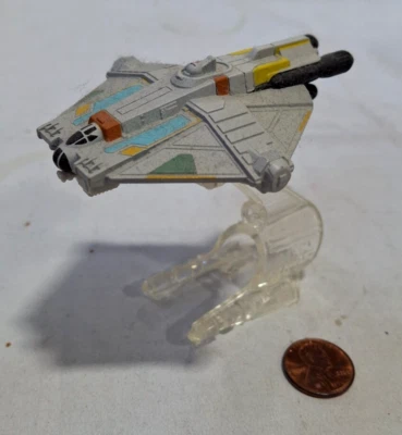 2015 Mattel Hot Wheels литая модель Star Wars Rogue One Ghost звездолет со стойкой 2 - Изображение 1 из 4