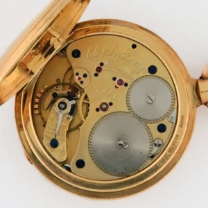 A. Lange & Sohne Quality 1A 18K Gold HC Hunter Case Pocket Watch 52mm Dresden - Bild 1 von 8