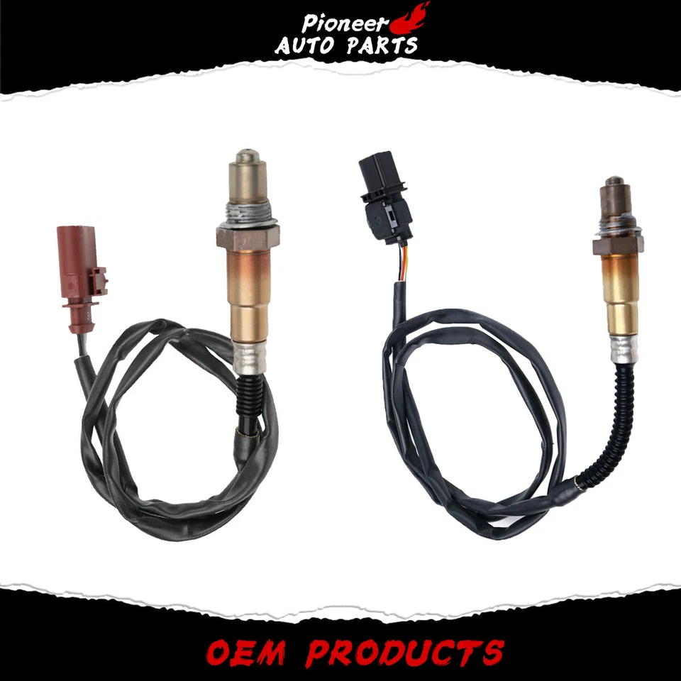 2PCS Upstream+Downstream O2 Oxygen Sensor Set For 2005-2009 Audi A4 Quattro 2.0L - Изображение 1 из 4