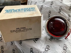 Vintique 1950 Pontiac Hot Rod Tailamp Red With Bezel & gasket HR-13405. **read** - Picture 1 of 5