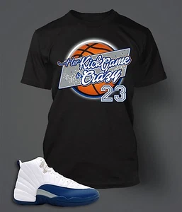 T shirt To Match Jordan 12s French Blue shoes Ladies Women Unisex Sizes Pro Club - Picture 1 of 1