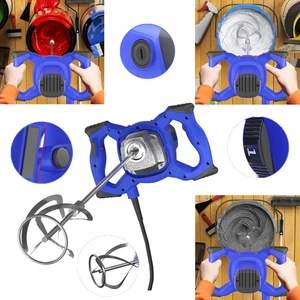 Heavy Duty 2600W Electric Paddle Plaster Plastering Mortar Paint Mixer 6 Speed - Picture 1 of 8