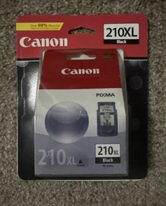 Genuine Canon Pixma 210XL Black Ink Cartridge PG-210XL OEM New Sealed - Picture 1 of 1
