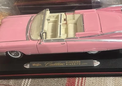 Maisto 1/18 Scale Diecast Model Car -  1959 Cadillac Eldorado Biarritz Pink - Image 1 of 4