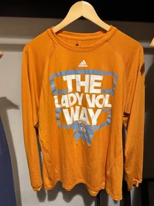 Adidas Tennessee Lady Volunteers Basketball Team Issued Shirt Adult Size Large - Picture 1 of 9