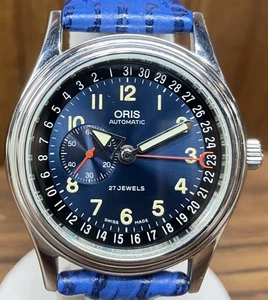 Reloj Hombre ORIS 7476 Puntero Fecha Automático Segundero Pequeño 37mm USADO - Imagen 1 de 8