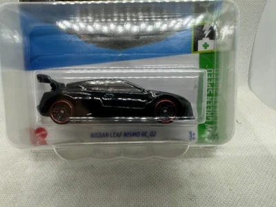 Hot Wheels RARO ERROR Sin Tampo Lateral Nissan Leaf Nismo RC 02 Negro Sin Texto Foto 1 de 4