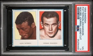 1959 Floyd Patterson & Ingemar Johansson PSA 3 - World Heavyweight Champions - Picture 1 of 3