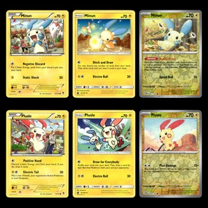 6x Minun Plusle Lot 32 XY Furious Fists Pokemon Cards Collection Set - Picture 1 of 2