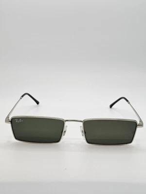 Lente verde marco plateado Ray Ban Emy Bio Based RB3741 | 56 17 145 Foto 1 de 4