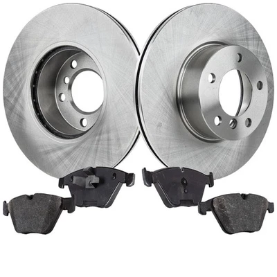 Disc Brake & Pad Kit For 2012-2014 BMW X1 Front Left Right Side Organic Pads - Image 1 of 4