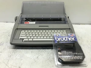 BROTHER SX4000 ELECTRONIC TYPEWRITTER WITH SPARE INK RIBBON, TESTED, WORKING - Picture 1 of 24