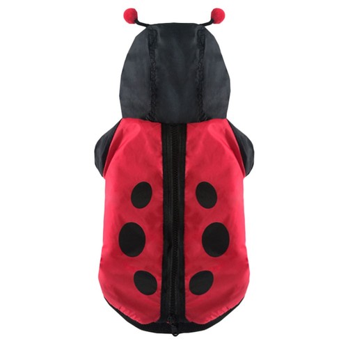VETEMENTS Coccinella Cane Cappotto Cotone Miss Bambino Piccolo Pet Costume Gatto Abbigliamento