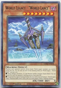 World Legacy GEIM-EN058 Rare 1st Edition NM Yugioh - Picture 1 of 2