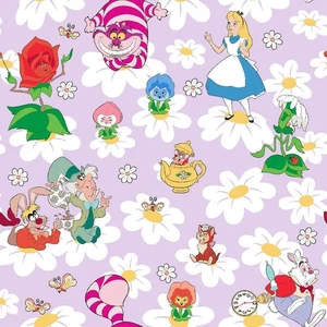 Springs Creative Disneys Lilo & Stitch Pink Nursery Childrens Cotton Fabric bty - Picture 1 of 2