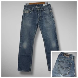 Diesel Jeans Mens 28x30 Blue Larkee Washed Out Fades Straight Dark Wash 008Z8 - Picture 1 of 14