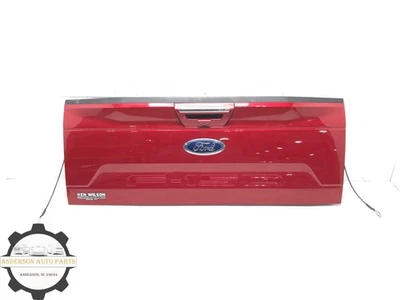 2018-2020 FORD F150 LARIAT REAR LIFTGATE TAILGATE WITH STEP + CAMERA D4 RED - Image 1 of 4