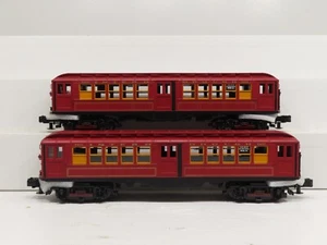 MTH 30-2448-3 Metropolitan (Red) 2 Car LO-V Add On Non Powered NIB  - Picture 1 of 10