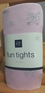 GAP KIDS Girls FASHION Fun TIGHTS [ Pink Snowflake ] Cotton Spandex Blend XXS/XS - Picture 1 of 6