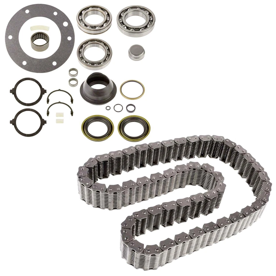 Dodge NP271D Transfer Case Rebuild Kit w/ Bearings Gaskets Seals and Borg Chain - Image 1 of 3