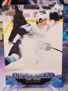 2023-24 Upper Deck Series 2 UD CANVAS insert #C-188 Yanni Gourde. - Picture 1 of 2