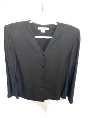 Blazer Vestido Chaus Mujer Talla 8 Negro Formal Negocios Iglesia Salir Fiesta Foto 1 de 4