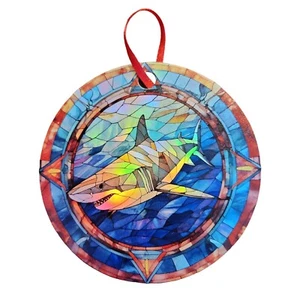 Shark 2 Holographic Shark Ornament - Picture 1 of 5
