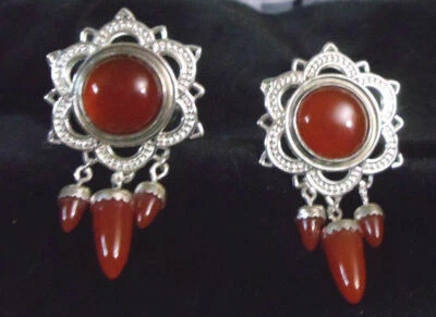 Tapones colgantes Carnellian Lotus 14 mm 9/16 Foto 1 de 4