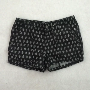 Gap Shorts Women Size 2 Small Black Pattern Mini Athletic Casual - Picture 1 of 8