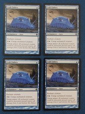MTG 4x Crab Umbra x4 NM Rise of the Eldrazi Magic Playset