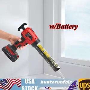 20V Electric Caulk Gun, Max Cordless Caulking Gun with Battery, Adjustable Speed - Picture 1 of 20