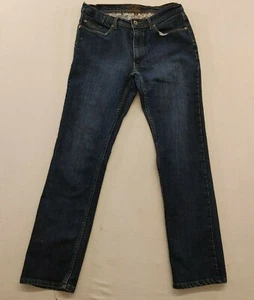 West Forty Nine Herren 32-30 Blau Jeans Straight Leg Stretch Mid Rise Zipper Fly - Bild 1 von 4