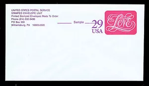 1991 #U621 USPS muestra completa sin usar - en muy buen estado - anuncio de cortesía (esp#4194) - Imagen 1 de 1