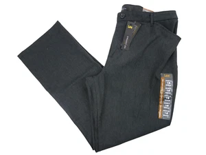 Lee Women's Relaxed Fit All Day Straight Leg Pant 18 M NEW Charcoal Heather - Picture 1 of 3