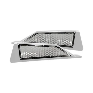 Black Side Intake Grilles fits Polaris RZR XP Turbo XP XP1000 4 Turbo 2017-2022 - Picture 1 of 8